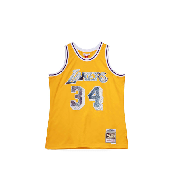 Mitchell & Ness Mens Shaquille O'Neal 75th Anniversary Los Angeles Lakers Swingman Jersey