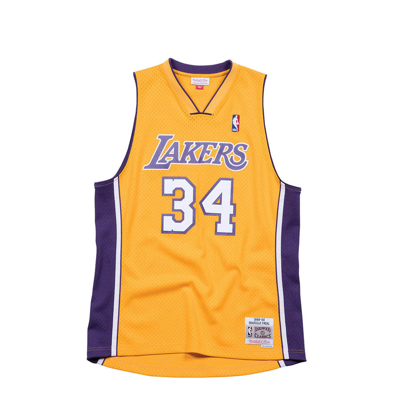 Mitchell & Ness Mens NBA Los Angeles Lakers '99 'Shaquille O'Neal' Swingman Jersey